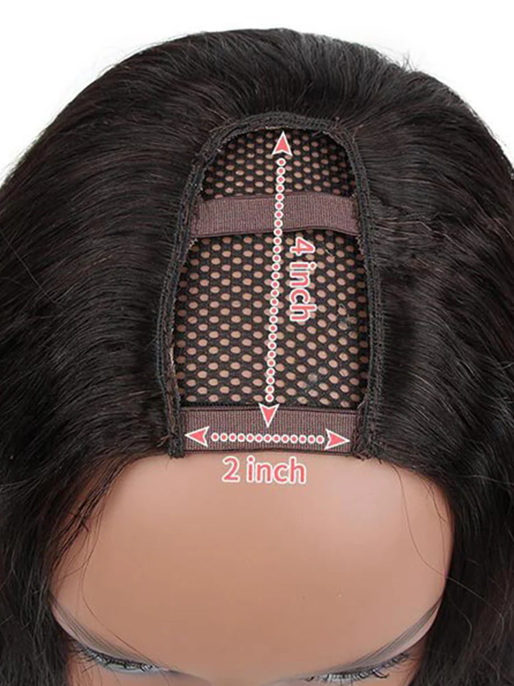 CurlyMe Kinky Curly U part Wig Affordable 180% Density Full Human Hair Wigs Glueless No Lace - Image 6