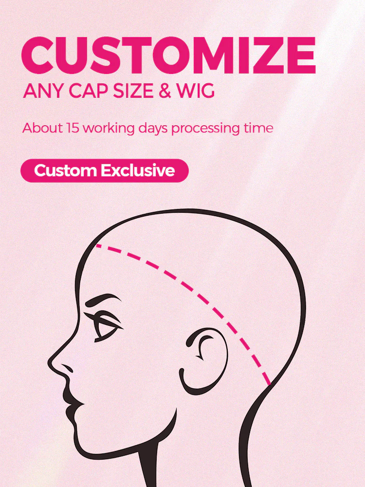Wig Cap Size Customization: 15 Processing Days | No Return