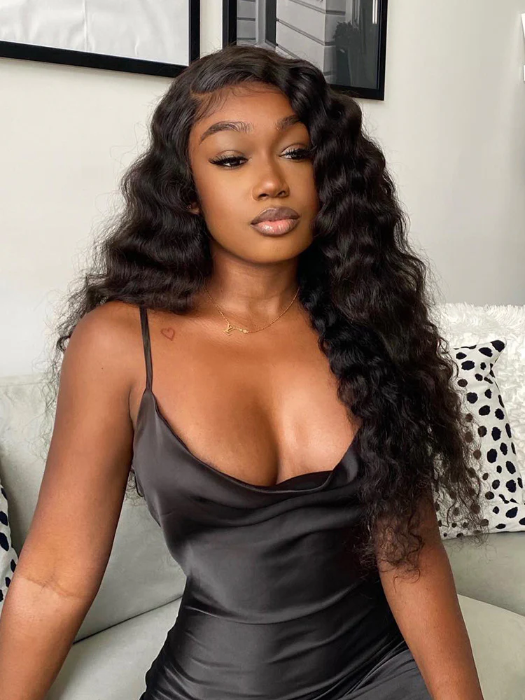 CurlyMe Loose Deep Human Hair Pre-Cut HD Lace Wear Go Glueless Wig - Image 2