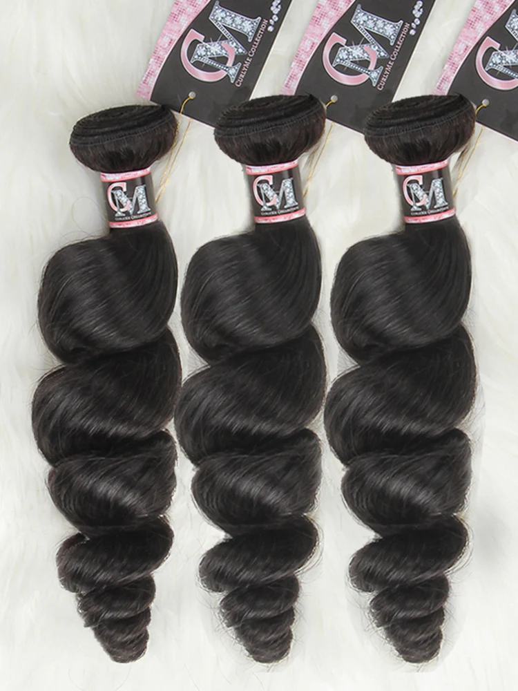 Loose Wave Bundles 1/3/4Pcs Natural Black Hair Extensions - Image 6