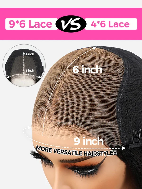 CurlyMe 9x6 HD Lace M-cap Wear Go Glueless Mini Knots Body Wave Hair Pre-cut Lace Front Wig Pre-plucked - Image 10
