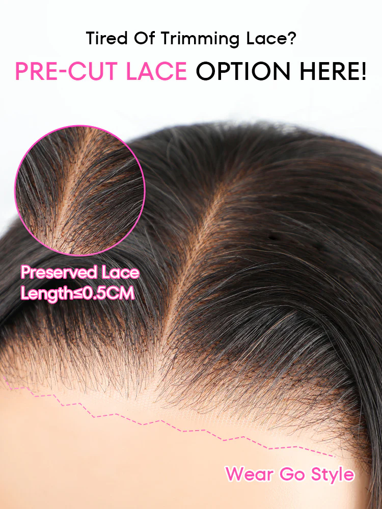 CurlyMe Pre Bleached Knots Water Wave Hair 13x4/13x6 HD Lace Frontal Wig With Elastic Drawstring Wear Go Wig - Image 8