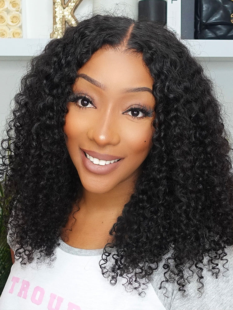 [Clearance Sale]Wear Go Glueless Wig Pre-cut 6x4 HD Lace Kinky Curly Human Hair Wig - Image 6