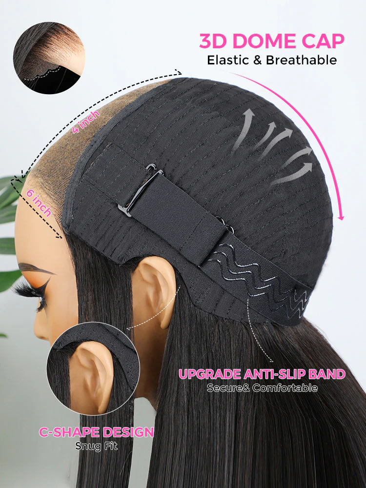 [Clearance Sale]Wear Go Glueless Wig Pre-cut 6x4 HD Lace Kinky Curly Human Hair Wig - Image 9